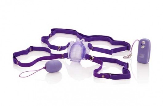Фиолетовая вибробабочка Remote Waterproof Venus Butterfly на радиоуправлении - California Exotic Novelties