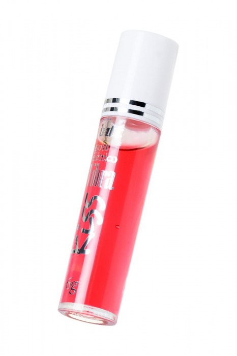 Блеск для губ Gloss Vibe Strawberry с эффектом вибрации и клубничным ароматом - 6 гр. -  - Магазин феромонов в Москве