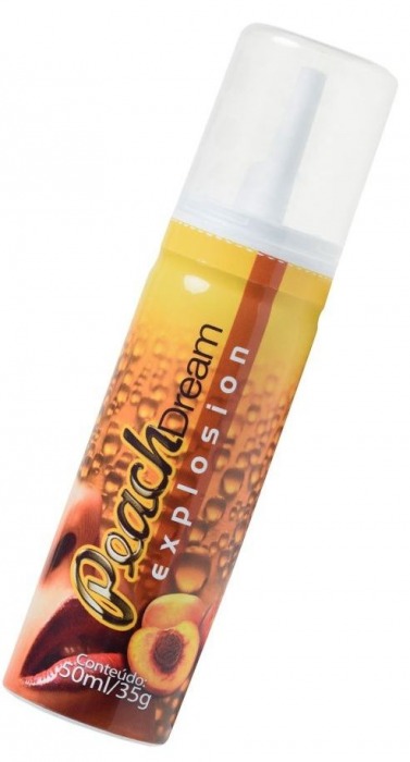 Шипучая пена для массажа ANGHEL EXPLOSION PHEROS Peach с ароматом персика - 50 мл. - INTT - купить с доставкой в Москве