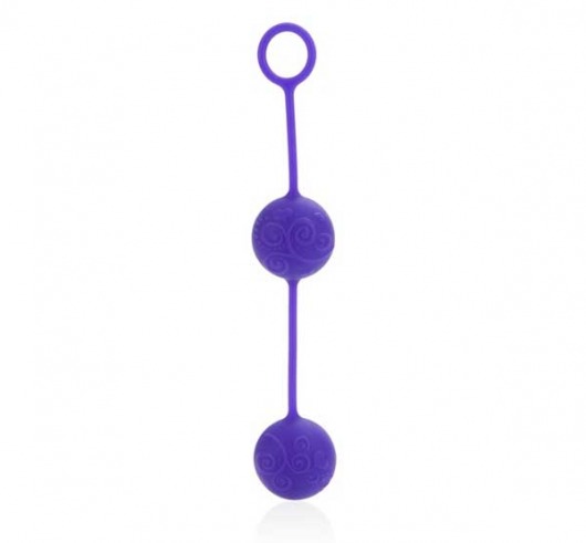 Фиолетовые вагинальные шарики Posh Silicone “O” Balls - California Exotic Novelties