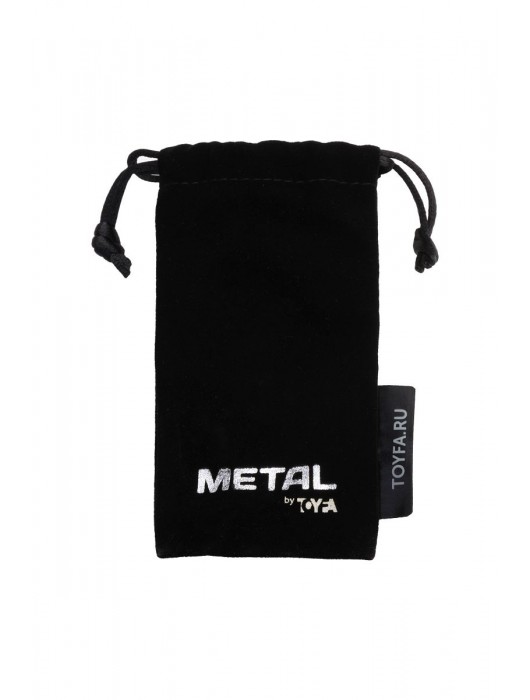 Красная анальная пробка с кристаллом черного цвета - 7,2 см. - ToyFa - купить с доставкой в Москве