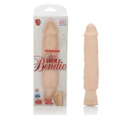 Вибратор 10-Function Pure Skin Bendies - 21 см. - California Exotic Novelties