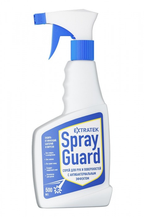 Спрей для рук и поверхностей с антибактериальным эффектом EXTRATEK Spray Guard - 500 мл. - Spray Guard - купить с доставкой в Москве