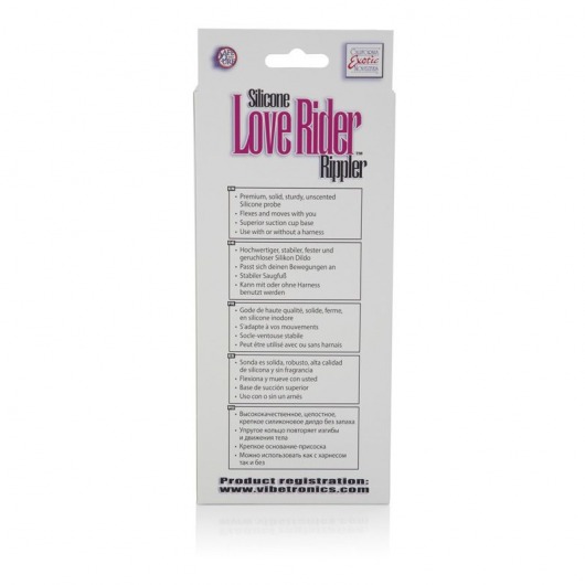 Фаллоимитатор-насадка Rippler на присоске - 18,5 см. - California Exotic Novelties - купить с доставкой в Москве