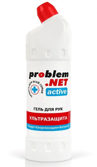 Обеззараживающий гель для рук Problem.net Active - 1000 мл. - Биоритм - купить с доставкой в Москве