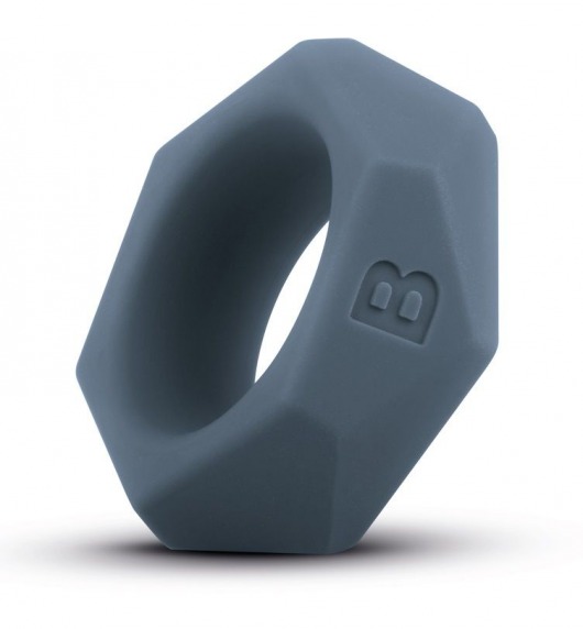 Темно-серое эрекционное кольцо в виде гайки - EDC - в Москве купить с доставкой