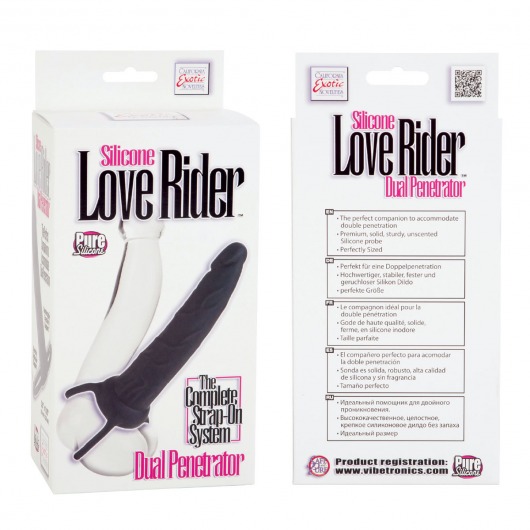 Насадка на пенис Silicone Love Rider Dual Penetrator для двойного проникновения - 14 см. - California Exotic Novelties - в Москве купить с доставкой