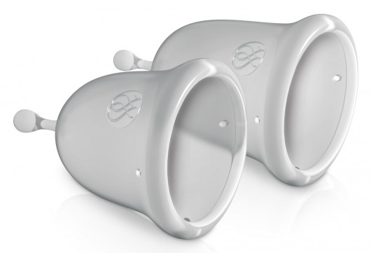 Набор из 2 прозрачных менструальных чаш Intimate Care Menstrual Cups - Pipedream - купить с доставкой в Москве