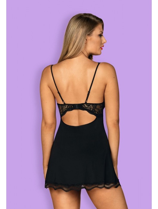 Cорочка бэби-долл Luvae с кружевом - Obsessive купить с доставкой