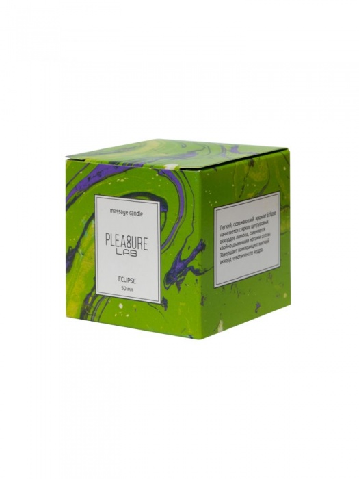 Массажная свеча Eclipse с ароматом сосны - 50 мл. - Pleasure Lab - купить с доставкой в Москве