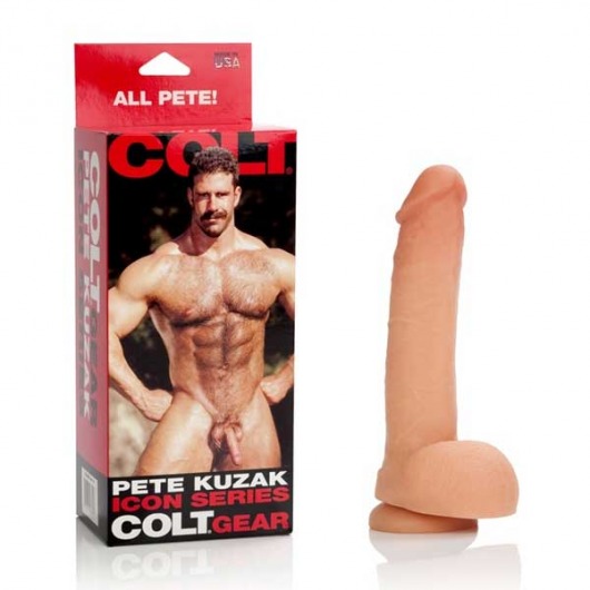 Фаллоимитатор-реалистик Pete Kuzak - 16 см. - California Exotic Novelties