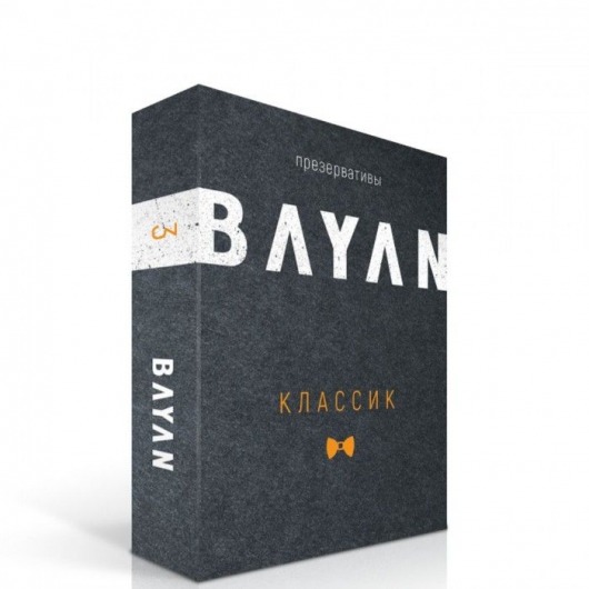 Ультратонкие презервативы BAYAN  Классик  - 3 шт. - Bayan - купить с доставкой в Москве