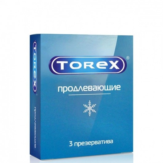 Презервативы Torex  Продлевающие  с пролонгирующим эффектом - 3 шт. - Torex - купить с доставкой в Москве