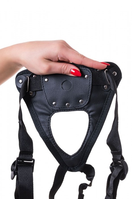 Черные трусики для страпона Master - ToyFa - купить с доставкой в Москве