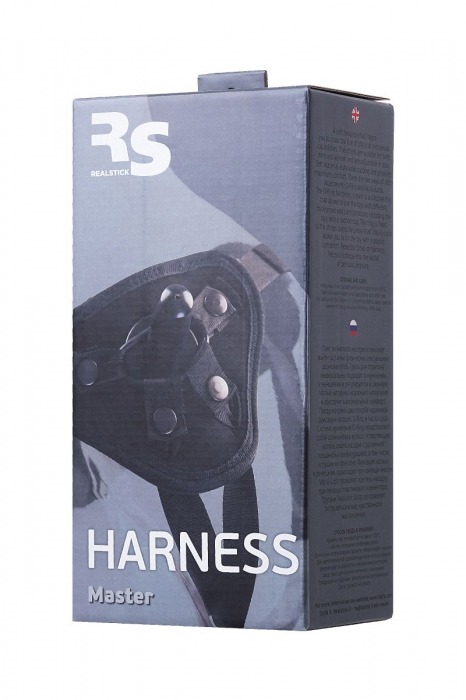 Черные трусики для страпона Master - ToyFa - купить с доставкой в Москве