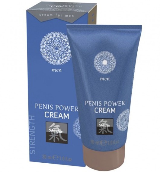 Возбуждающий крем для мужчин Penis Power Cream - 30 мл. - Shiatsu - купить с доставкой в Москве