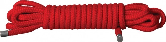 Красная веревка для связывания Japanese Rope - 5 м. - Shots Media BV - купить с доставкой в Москве