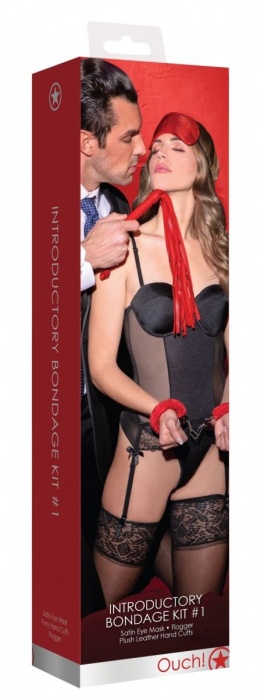 Красный набор для бондажа Introductory Bondage Kit №1 - Shots Media BV - купить с доставкой в Москве