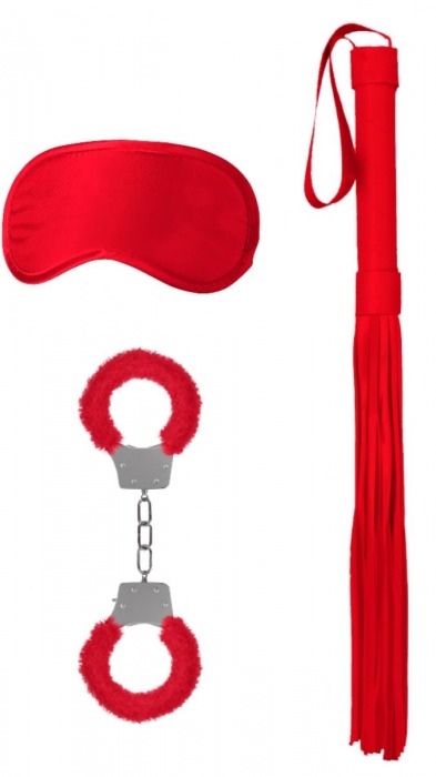 Красный набор для бондажа Introductory Bondage Kit №1 - Shots Media BV - купить с доставкой в Москве