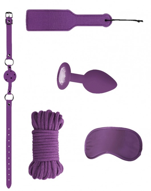 Фиолетовый игровой набор Introductory Bondage Kit №5 - Shots Media BV - купить с доставкой в Москве