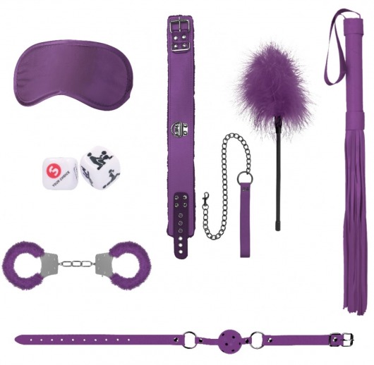 Фиолетовый игровой набор Introductory Bondage Kit №6 - Shots Media BV - купить с доставкой в Москве