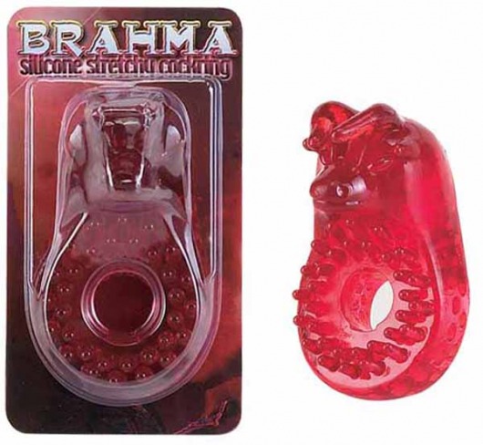 Красное эрекционное кольцо BRAHMA - Gopaldas - в Москве купить с доставкой