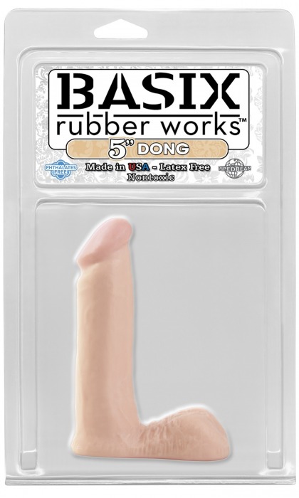 Фаллоимитатор с мошонкой 5  Dong - 12,7 см. - Pipedream