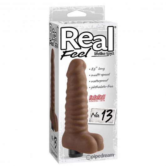 Вибратор-мулат REAL FEEL №13 - 19 см. - Pipedream