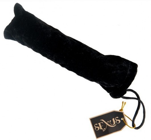 Бордовый стеклянный вибромассажёр с шишечками - 15 см. - Sexus Glass