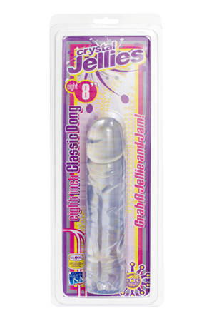 Фаллоимитатор гелевый Сristal Jellies - 19 см. - Doc Johnson