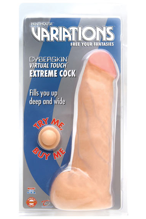 Фаллоимитатор Penthouse VARIATIONS CyberSkin Extreme Cock - 24 см. - Topco Sales