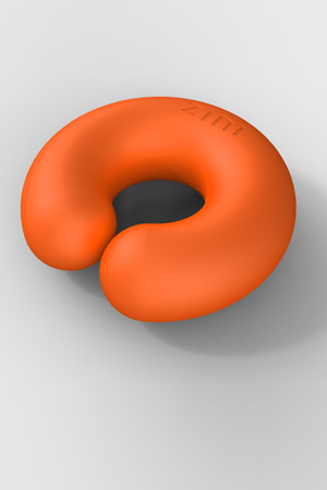 Оранжевый многофункциональный вибратор DONUT ORANGE - ZINI