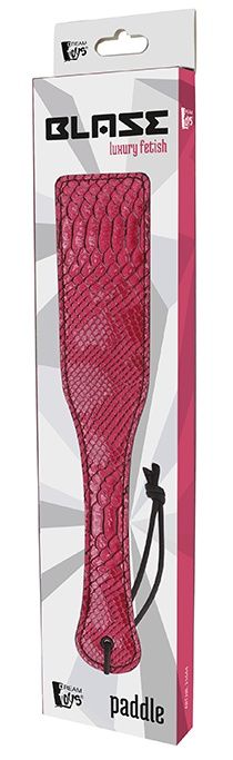 Розовая широкая шлепалка PADDLE - 32 см. - Dream Toys - купить с доставкой в Москве