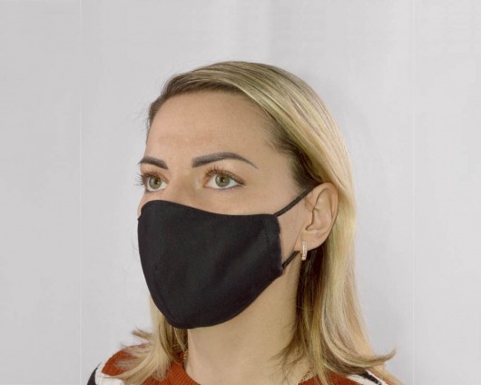 Черная женская гигиеническая маска - Sitabella - купить с доставкой в Москве