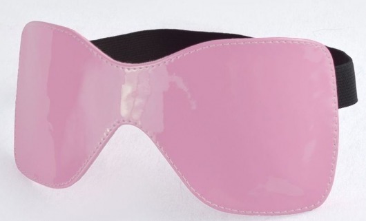 Розовая лаковая маска на резиночке - Sitabella - купить с доставкой в Москве