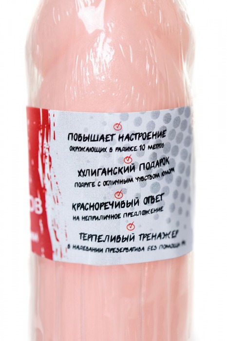 Мыло-сувенир  Пенис  телесного цвета - Штучки-дрючки - купить с доставкой в Москве