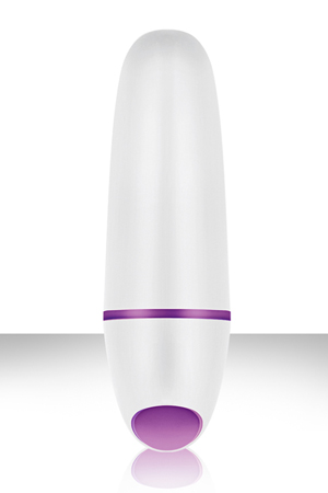 Белый миниатюрный вибратор LUSTRE - NS Novelties