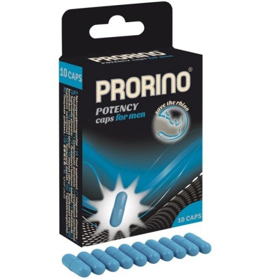 БАД для мужчин ero black line PRORINO Potency Caps for men - 10 капсул - Ero - купить с доставкой в Москве