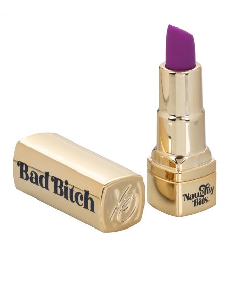Мини-вибратор в виде тюбика помады Naughty Bits Bad Bitch Lipstick Vibrator - California Exotic Novelties