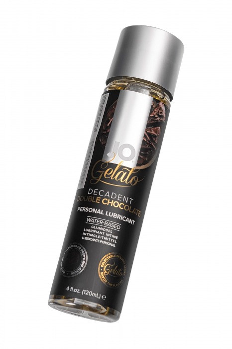 Лубрикант с ароматом шоколада JO GELATO DECADENT DOUBLE CHOCOLATE - 120 мл. - System JO - купить с доставкой в Москве