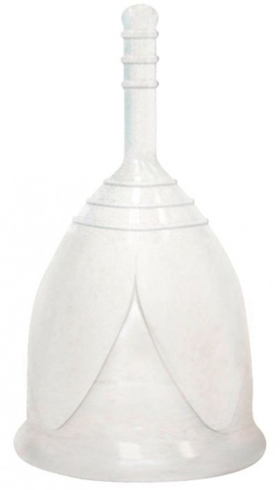 Белая менструальная чаша размера S - Тюльпан - купить с доставкой в Москве