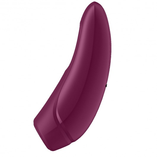 Бордовый вакуум-волновой стимулятор Satisfyer Curvy 1+ - Satisfyer