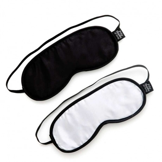 Набор из двух масок на глаза Soft Blindfold Twin Pack - Fifty Shades of Grey - купить с доставкой в Москве