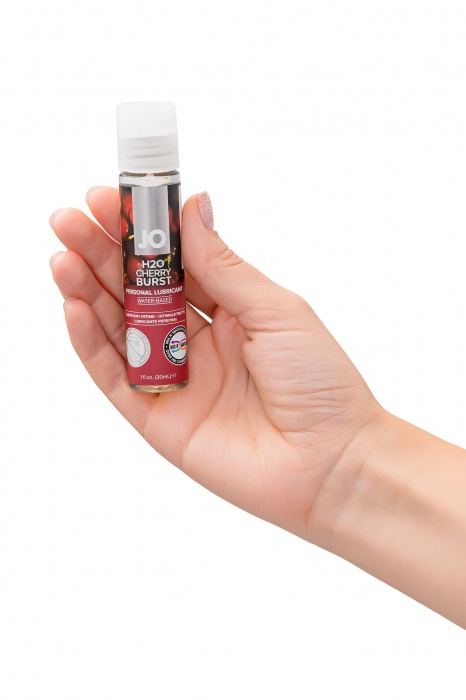 Ароматизированный лубрикант JO Flavored Cherry - 30 мл. - System JO - купить с доставкой в Москве