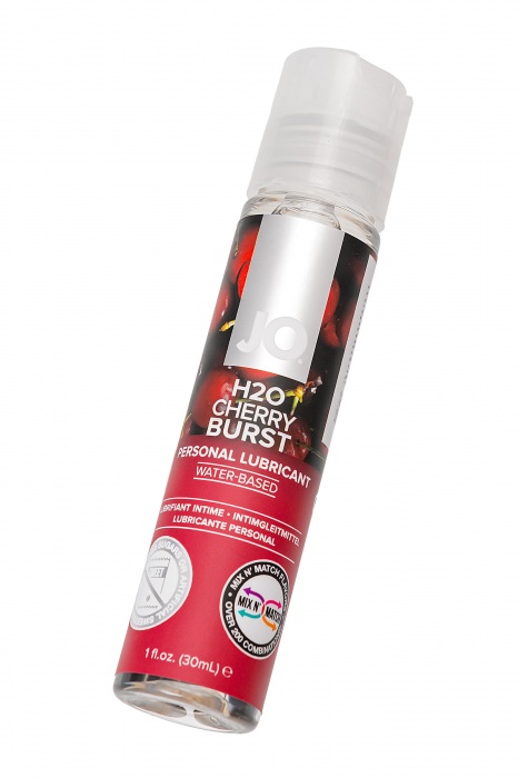 Ароматизированный лубрикант JO Flavored Cherry - 30 мл. - System JO - купить с доставкой в Москве