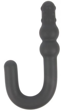 Черный фантазийный анальный стимулятор - 15,5 см. - Bior toys