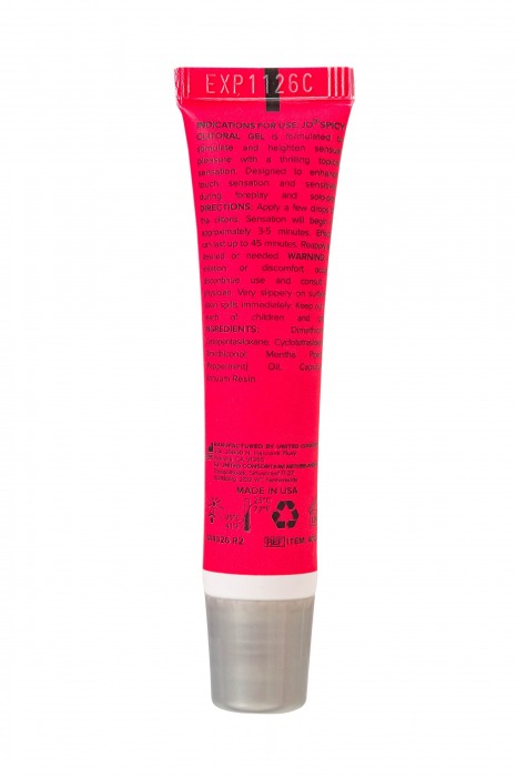Возбуждающий гель для клитора сильного действия JO SPICY CLITORAL GEL - 10 мл. - System JO - купить с доставкой в Москве