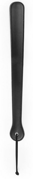 Черная гладкая классическая шлепалка с ручкой - 48 см. - Bior toys - купить с доставкой в Москве