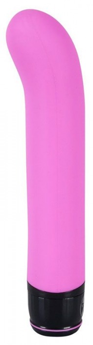 Розовый изогнутый вибратор Mr. Nice Guy - 23 см. - Orion