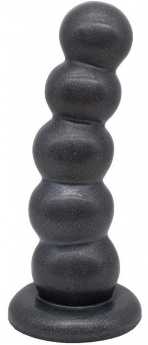 Черная насадка-плаг на харнесс PLATINUM 7 - 19,5 см. - LOVETOY (А-Полимер) - купить с доставкой в Москве